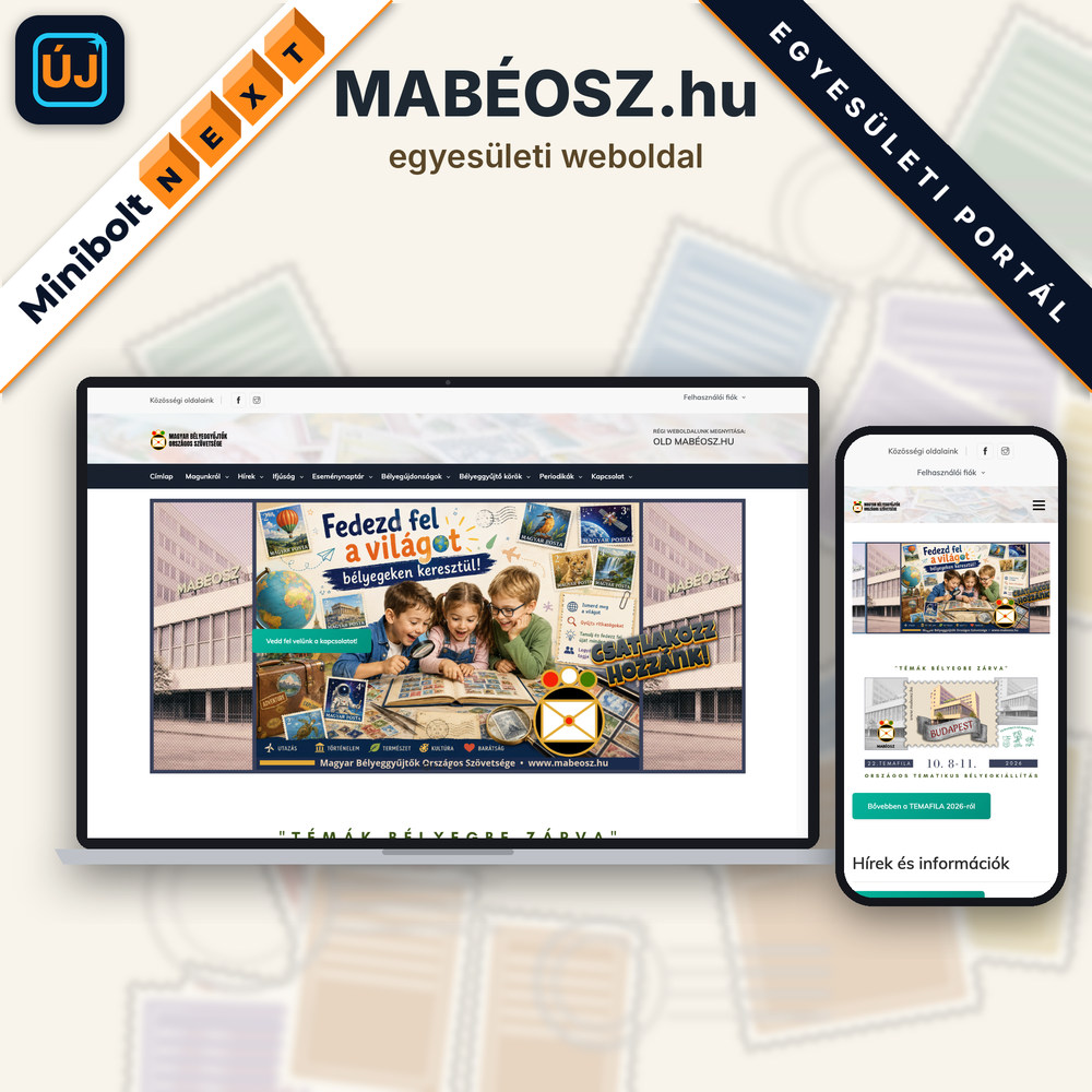 Egyesületi weboldal készítés – MABÉOSZ.hu tartalomkezelő weblap