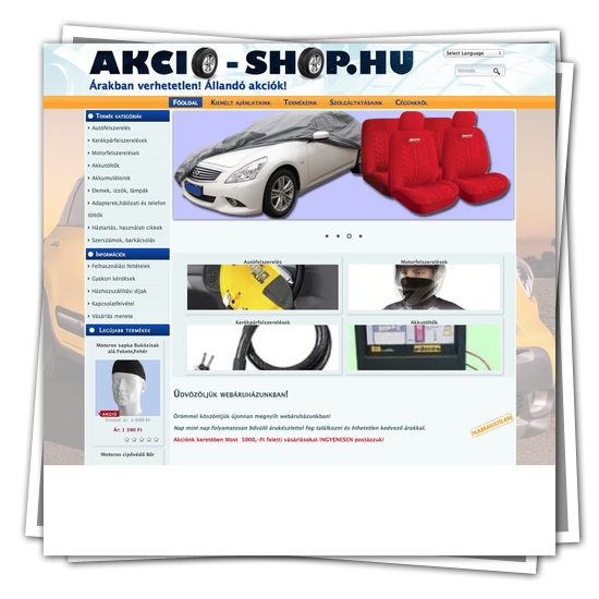 Autóalkatrész és kiegészítő webáruház – Akció-Shop