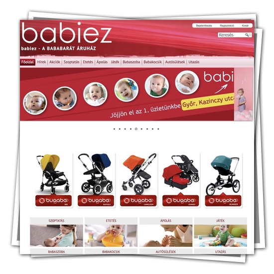 Baba termékek webáruház – Babiez