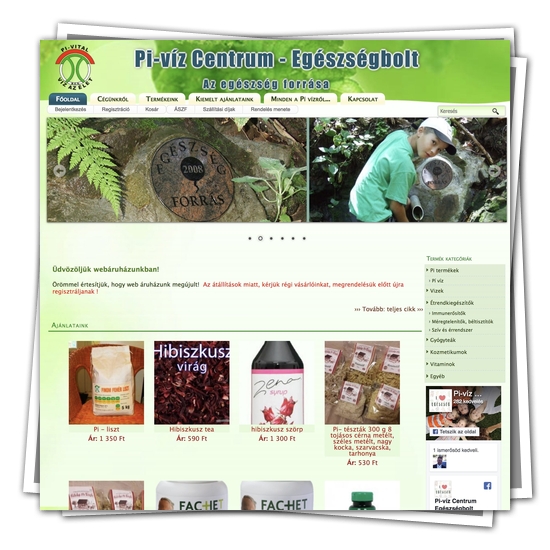 Bio termék webáruház – Pi-Vital