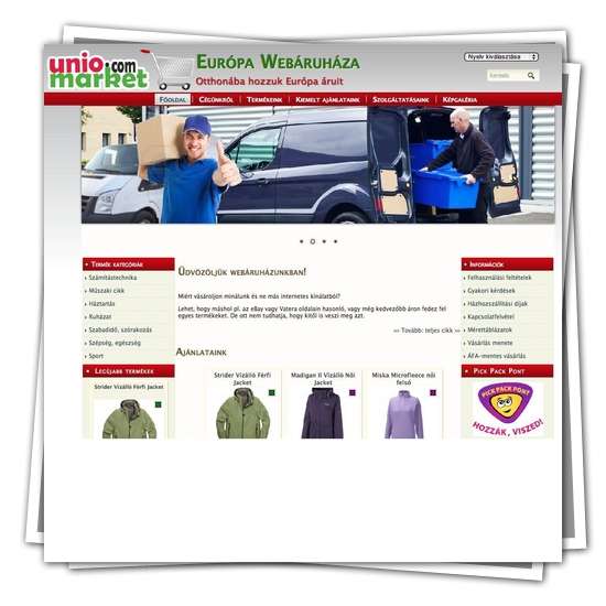 Európai termékek webáruháza – UnioMarket