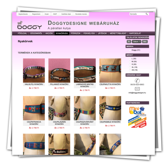 Kutyaruha webáruház – Doggy