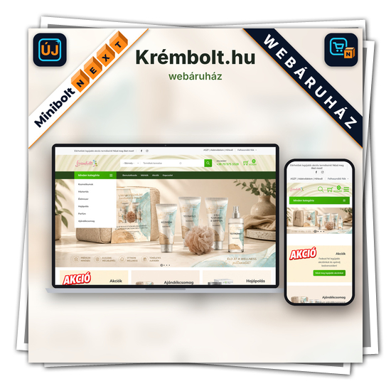 Krém és tisztítószer webáruház – Krémbolt.hu, Minibolt Next
